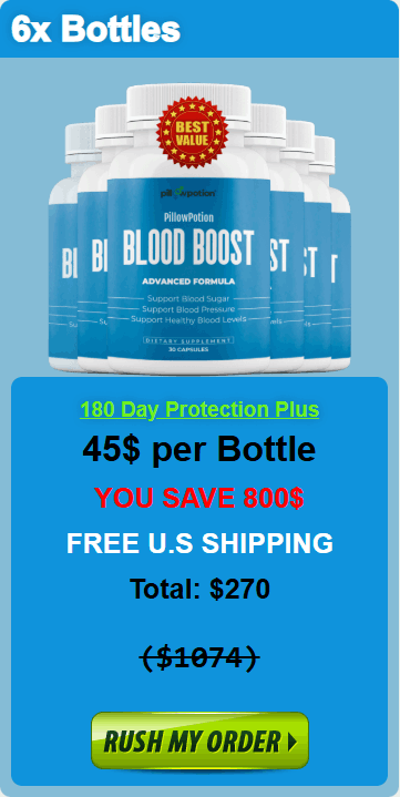 Buy PillowPotion BloodBoost  6 Bottle